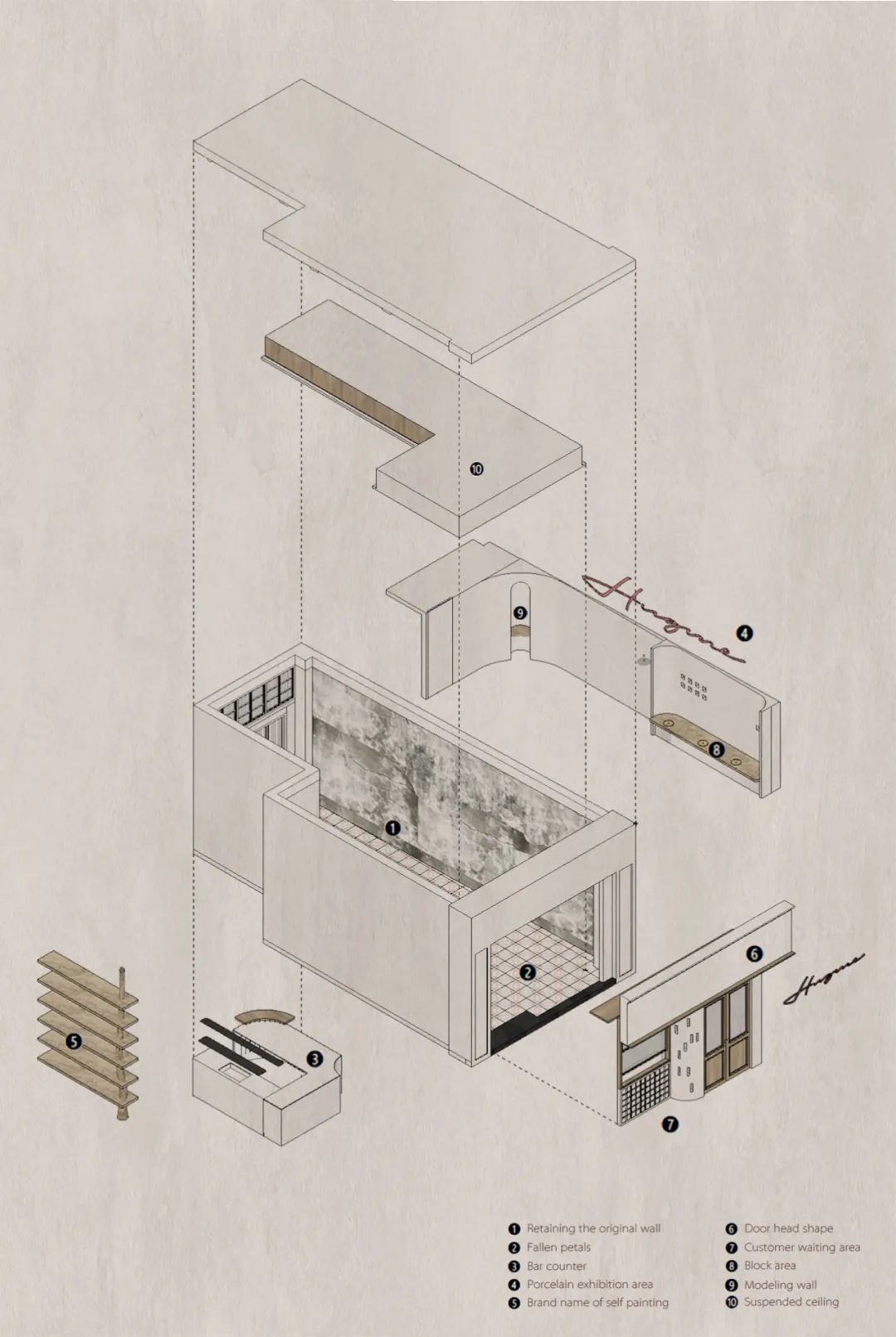 上海 HUGME COFFEE 2.0，粉色复古空间，精致设计-47