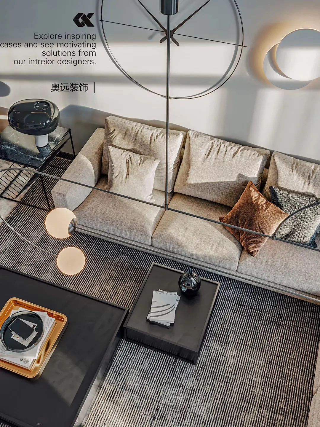 现代暖色调木质空间,打造云澜湾复式住宅-15