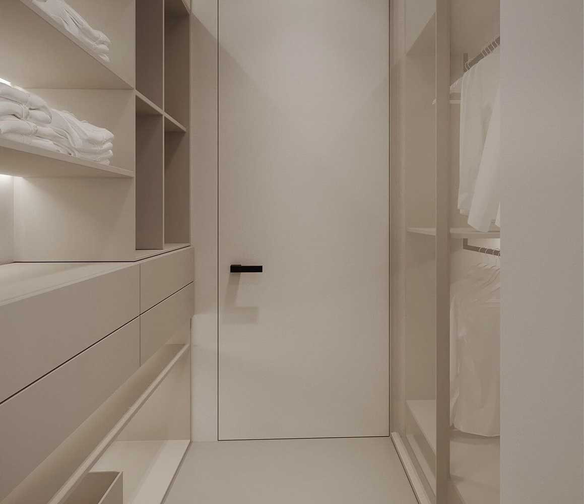 波兰华沙160平两层极简风公寓设计丨波兰KAEL工作室-48