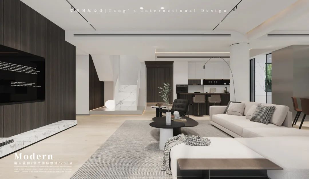 南京丽天花园 280㎡极简家居丨中国南京丨堂杰国际设计-35