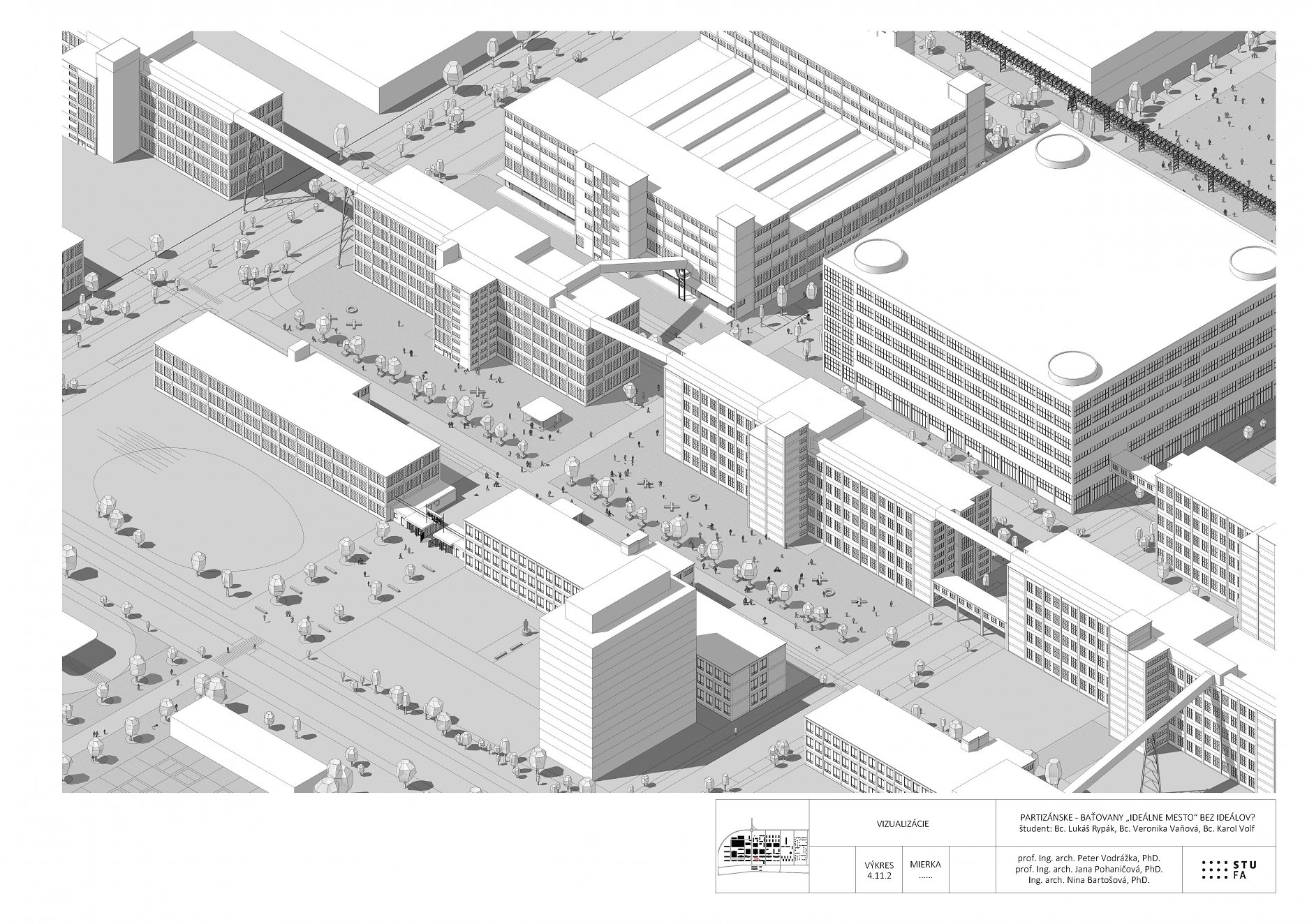Partizánske  Baťovany工业区复兴设计方案丨斯洛伐克丨Bc. Lukáš Rypák等三人团队,与教授合作-65