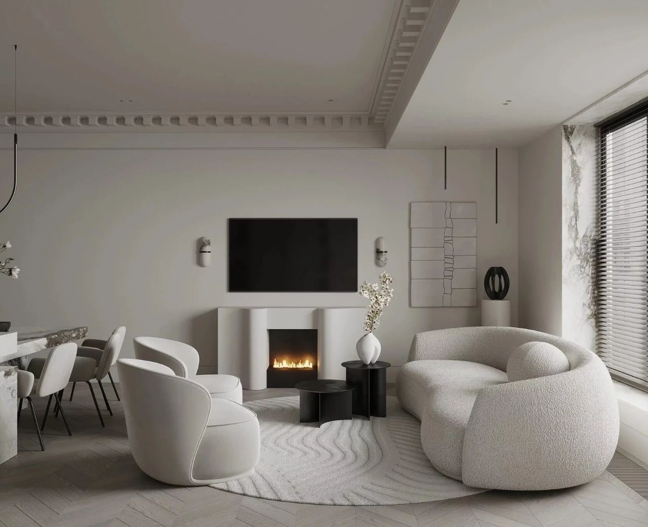 经典莫斯科住宅丨俄罗斯莫斯科丨BELOUSOVA INTERIOR DESIGN-9