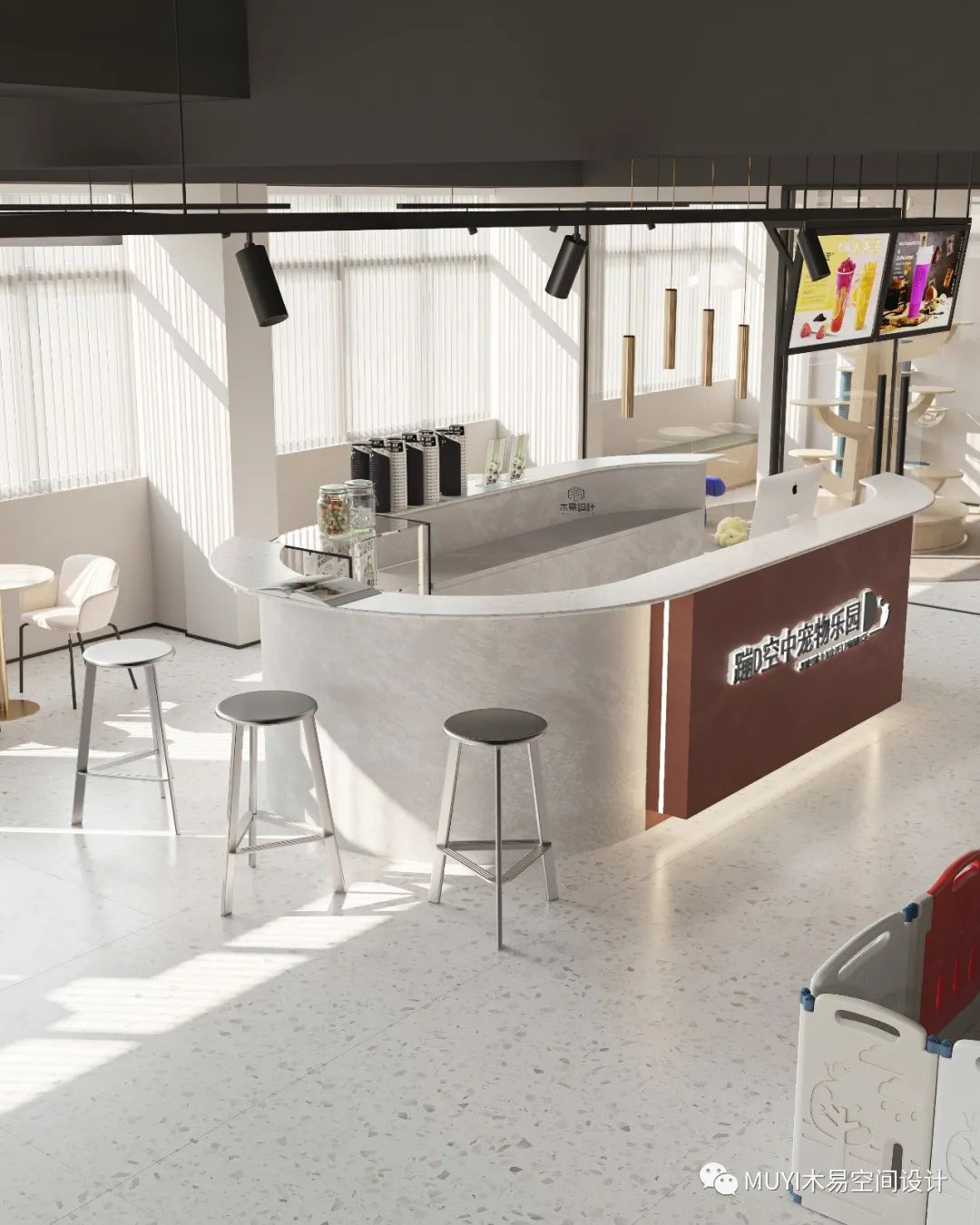 现代网红空中宠物乐园丨中国浙江丨木易空间设计-17