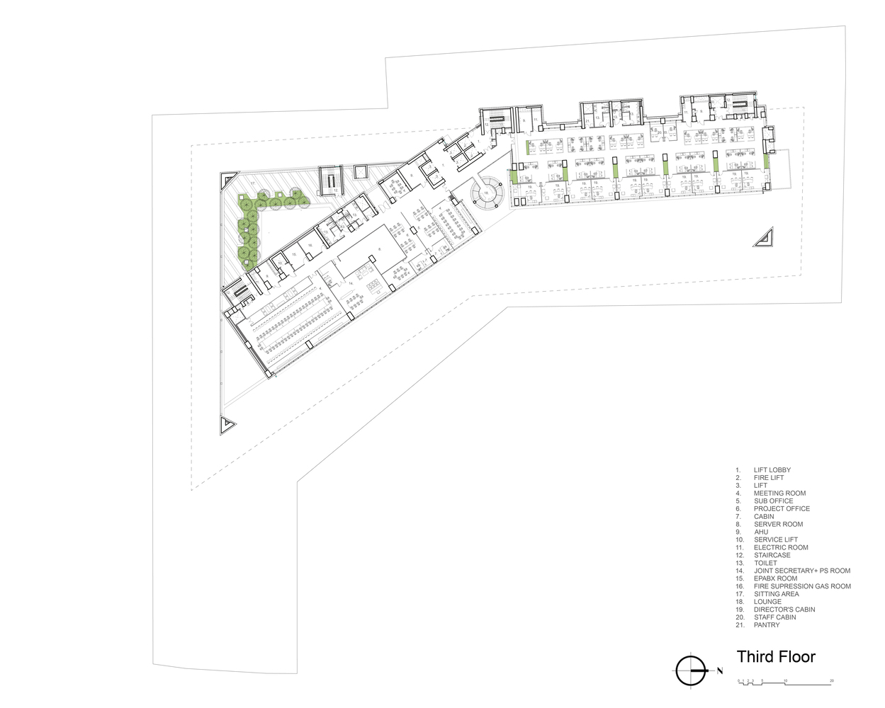 印度 Atal Akshaya Urja Bhavan 办公楼丨大厦顾问私人有限公司-52