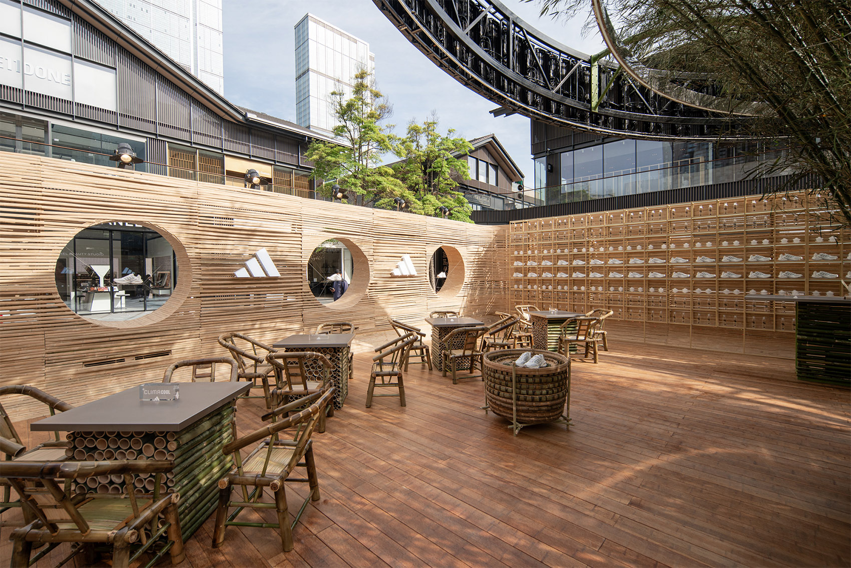 成都太古里东广场阿迪达斯清风茶馆丨中国成都丨line+建筑事务所-91