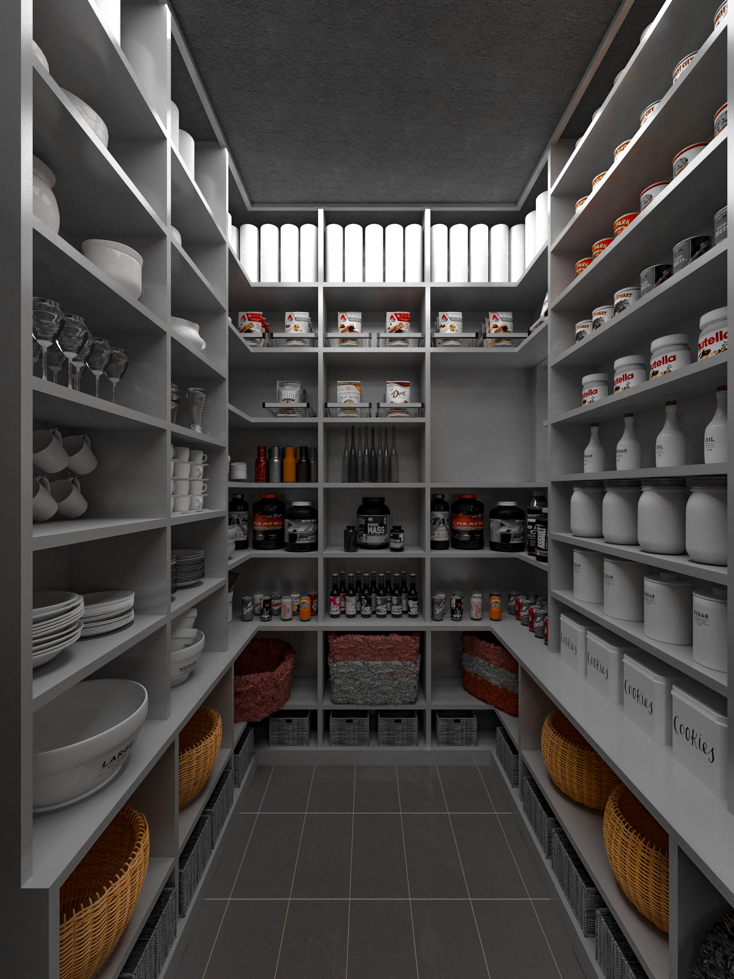 洗衣房和食品储藏室设计丨美国-14