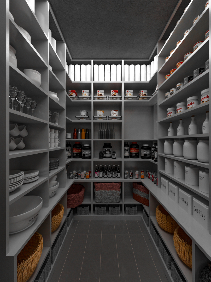 洗衣房和食品储藏室设计丨美国-14