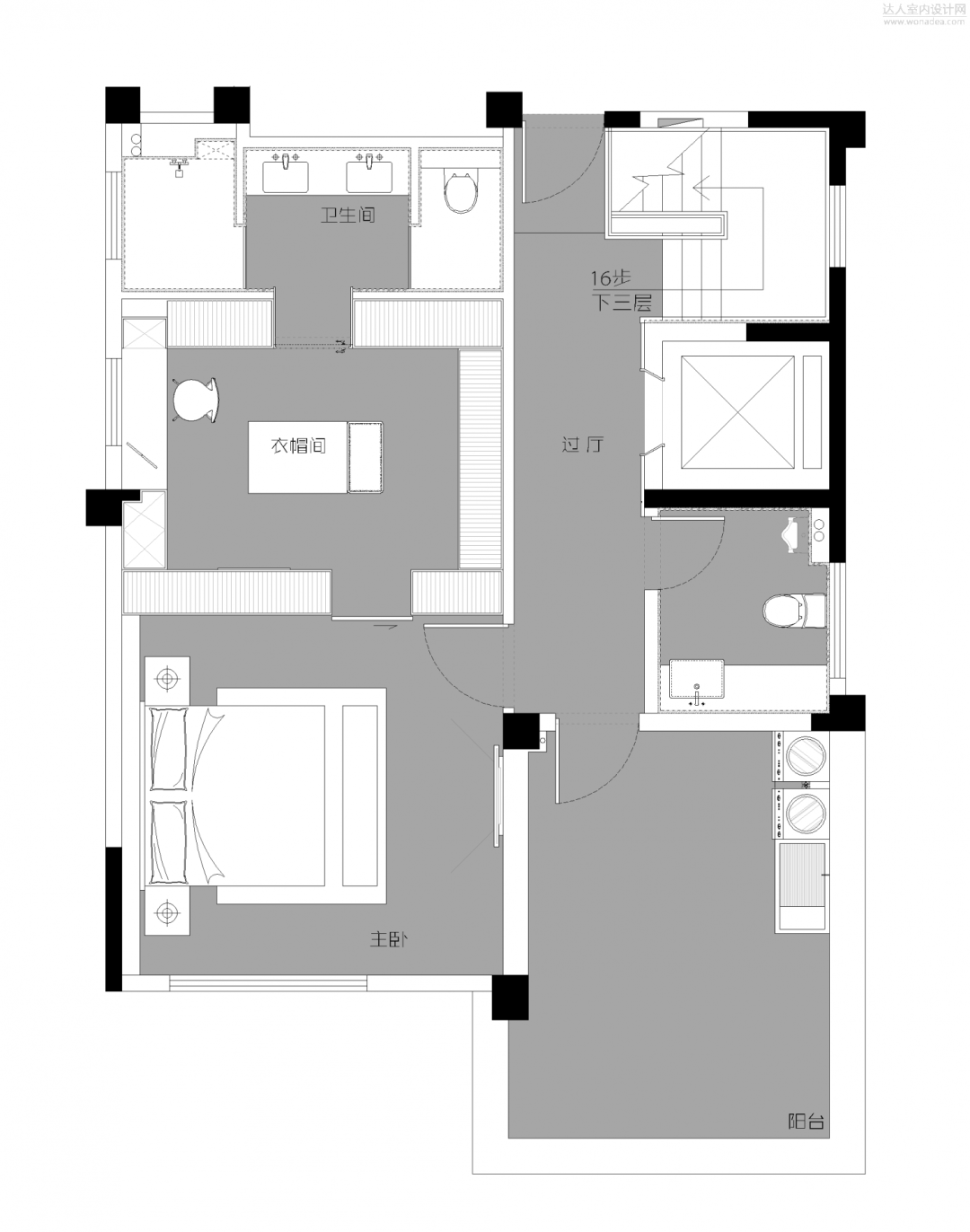 水墨韵律 | 福建连城冠豸山别墅设计-55