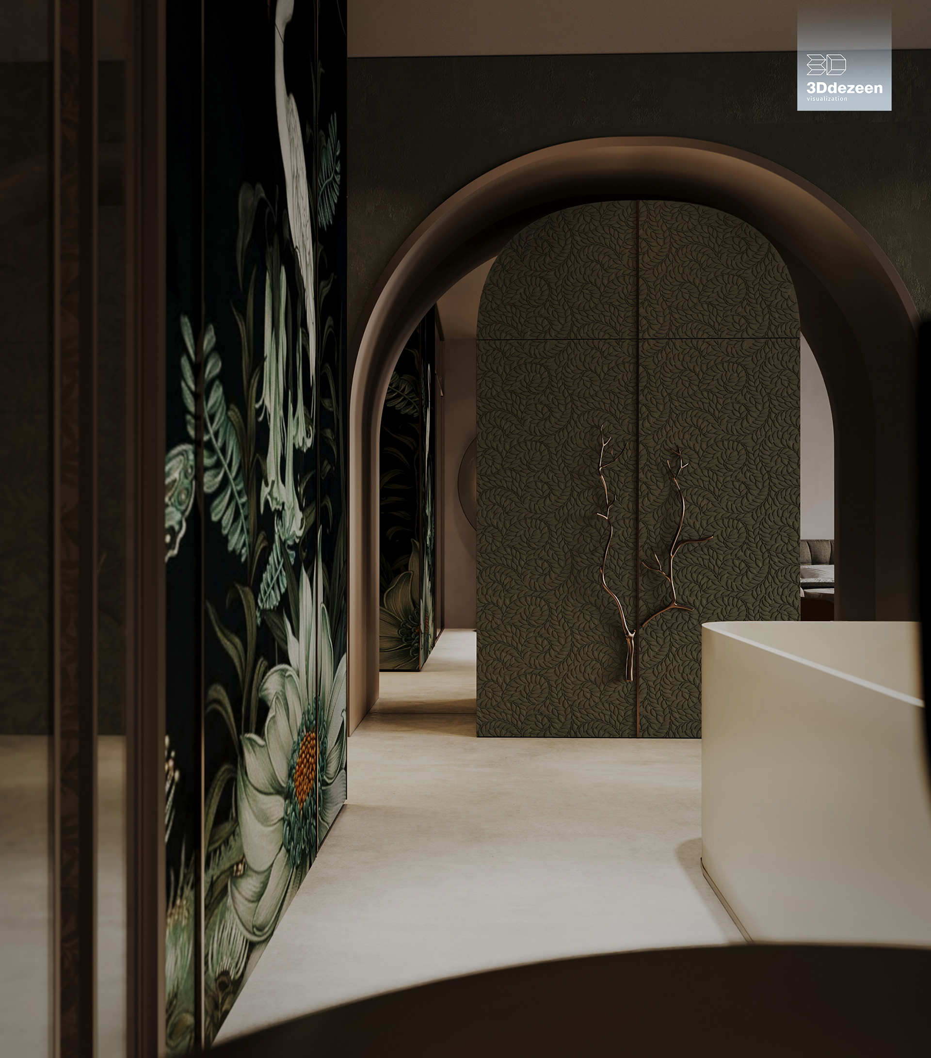 Miami Apartment 室内设计可视化丨美国-51