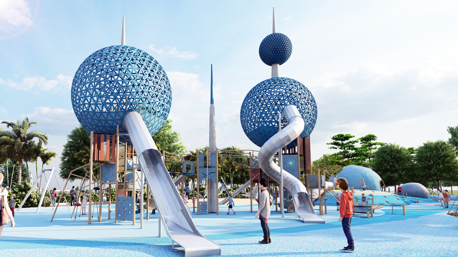 Liner Park Kuwait Architecture playground-11