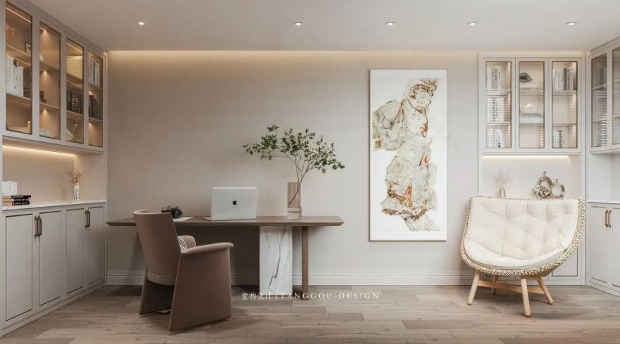 岁月煮酒 · 新中式优雅私宅别墅设计丨中国武汉丨堂构设计-23