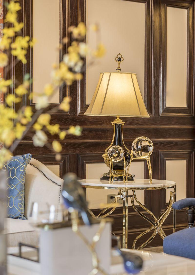 大连恒一集团南山首府500㎡美式风格样板间设计-17