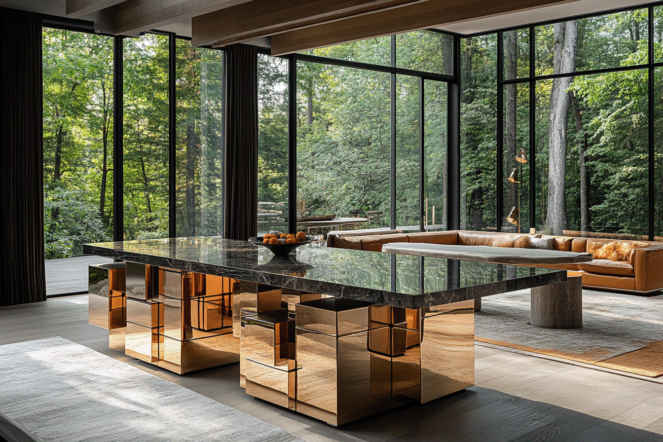 一个功能性艺术厨房岛台-12