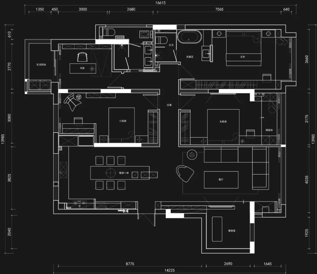 山间和岁月极简风格别墅丨中国长沙丨周笙笙全案设计工作室-1
