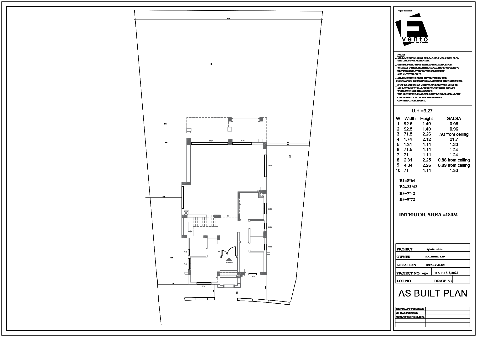 Technical landscape Villa Nasr-2
