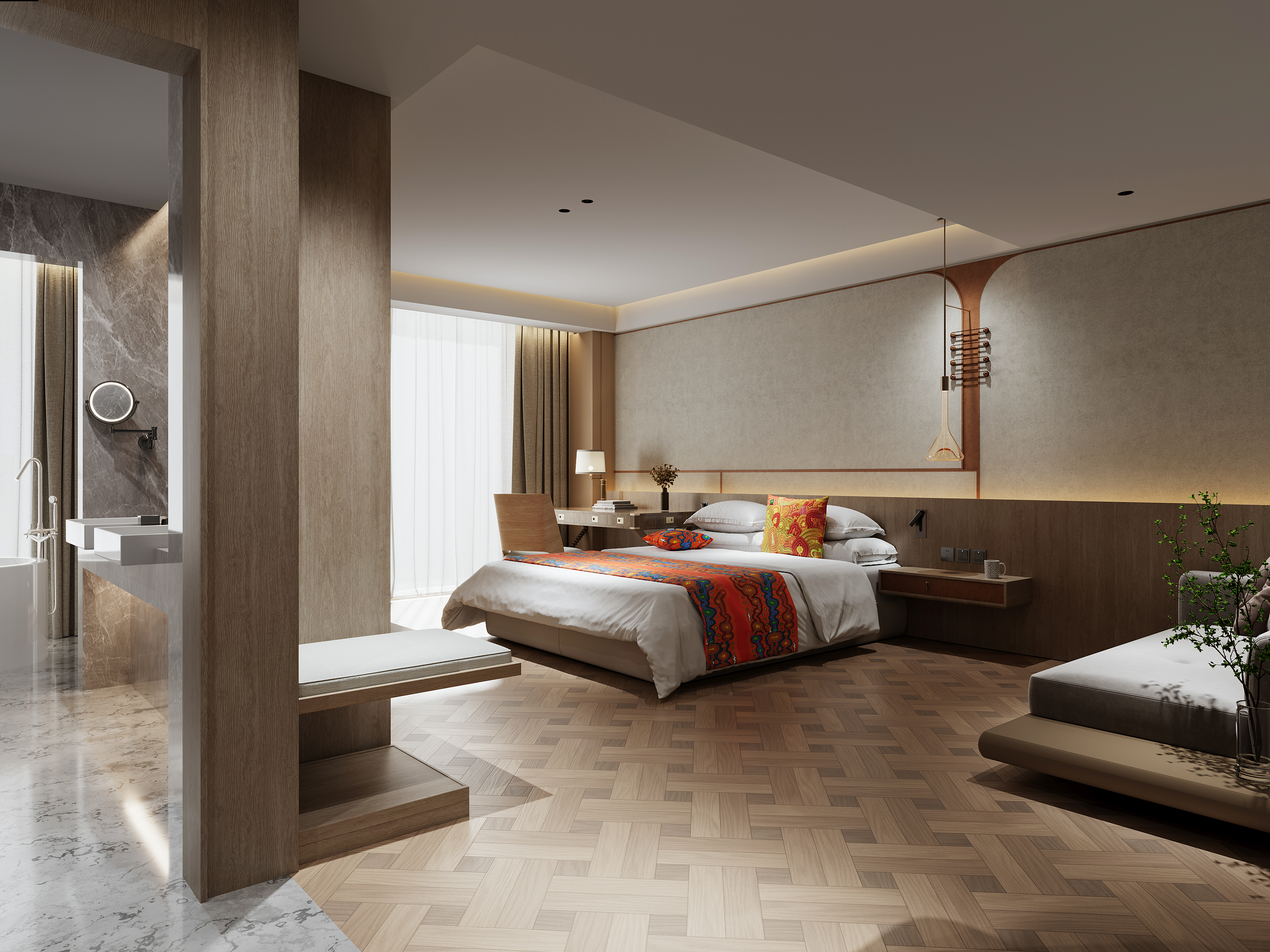 酒店设计方案效果图-40