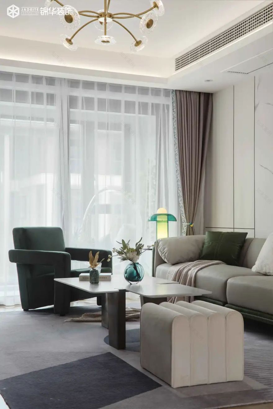 现代简约之家丨江苏锦华装饰-24