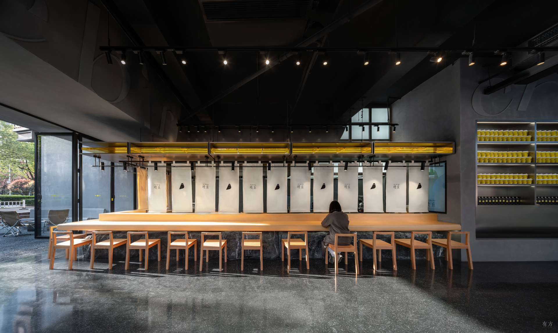 吱丘制面所+咖啡ChicChicBird丨中国武汉丨华中科技大学建规学院+青·微舍（武汉）工作室-43