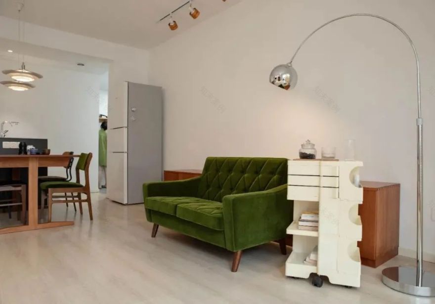 92㎡一人居,起居室,岛台加三分离,满满日系风-38