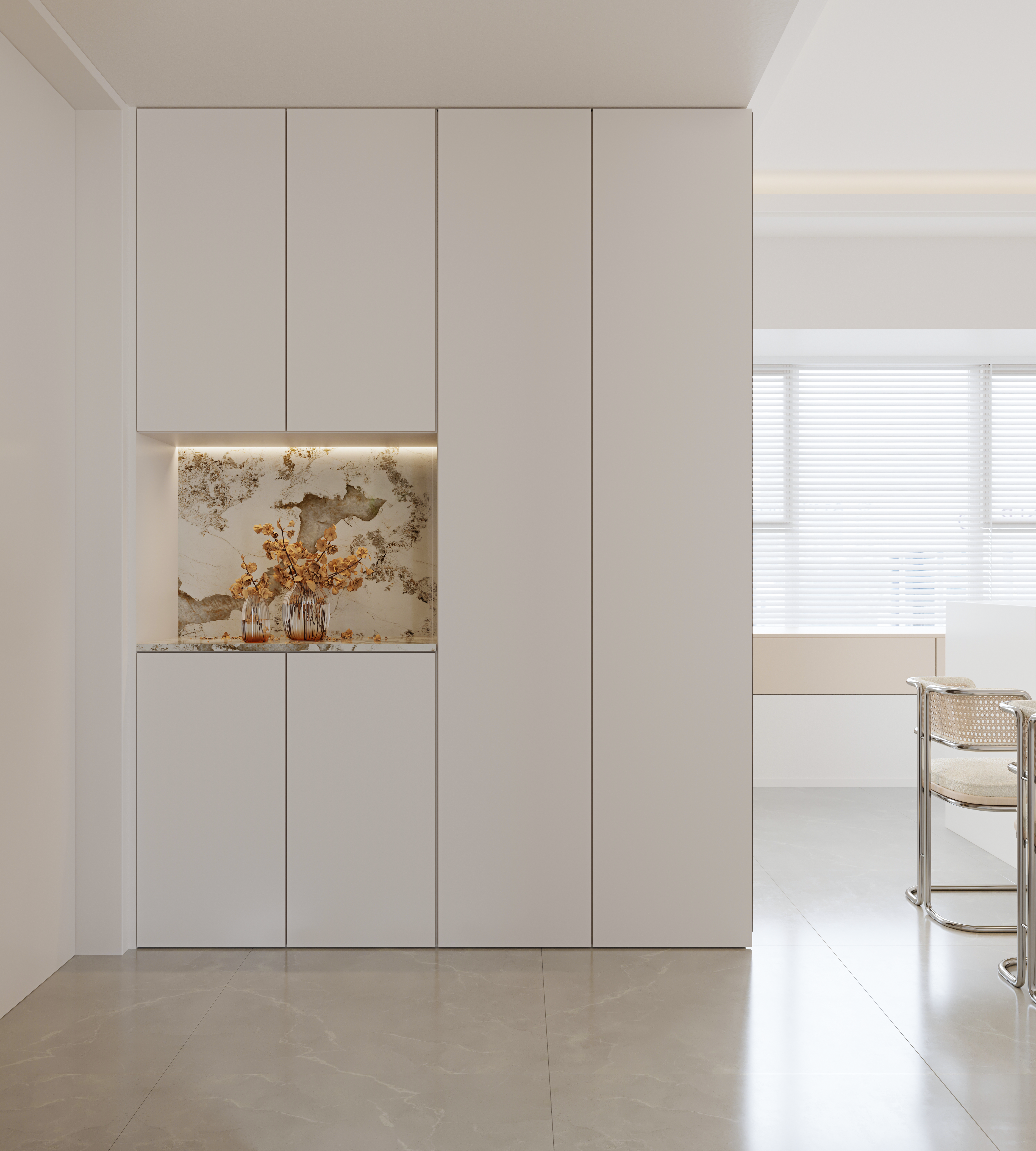 深圳如愿设计：佳兆业樾伴山，奶油风温柔香甜又治愈-6