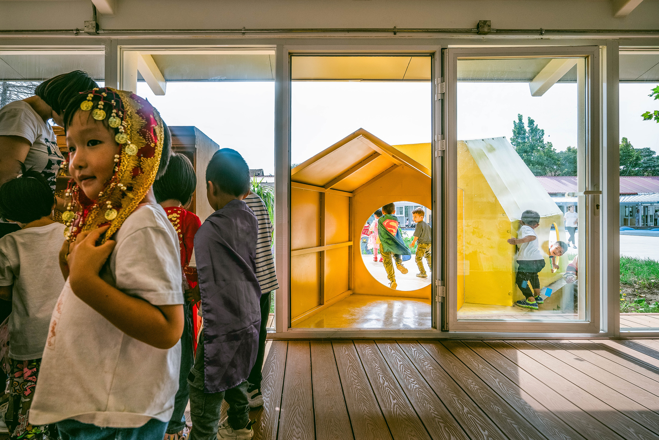 探学环  献县阳光幼儿园:环廊将新旧空间串联丨中国河北丨众建筑-74