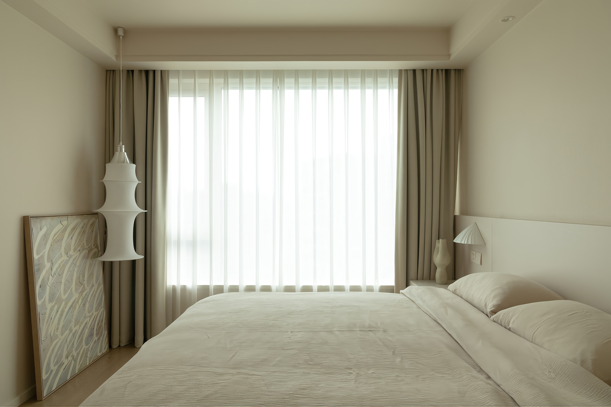 奶油色极简公寓丨中国杭州丨NOTHING DESIGN-25