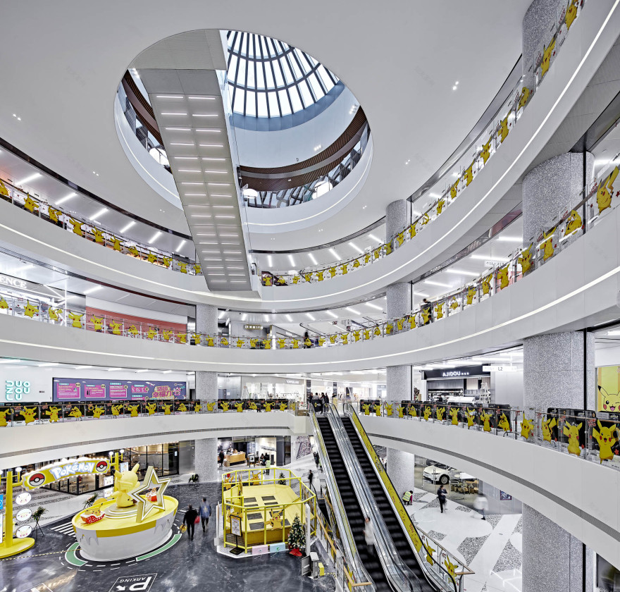 上海 WoliCity 购物商场——CLOU 建筑事务所打造三维几何艺术空间-9