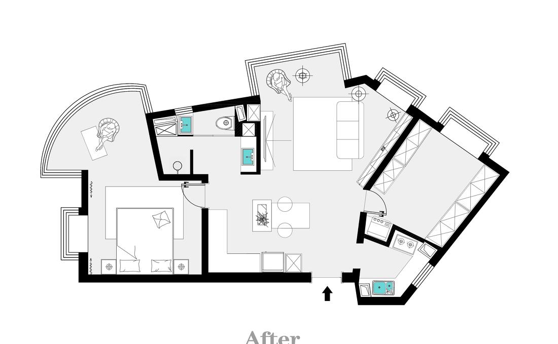 异型户改斜为正,打造休闲生活空间丨壹目设计-54