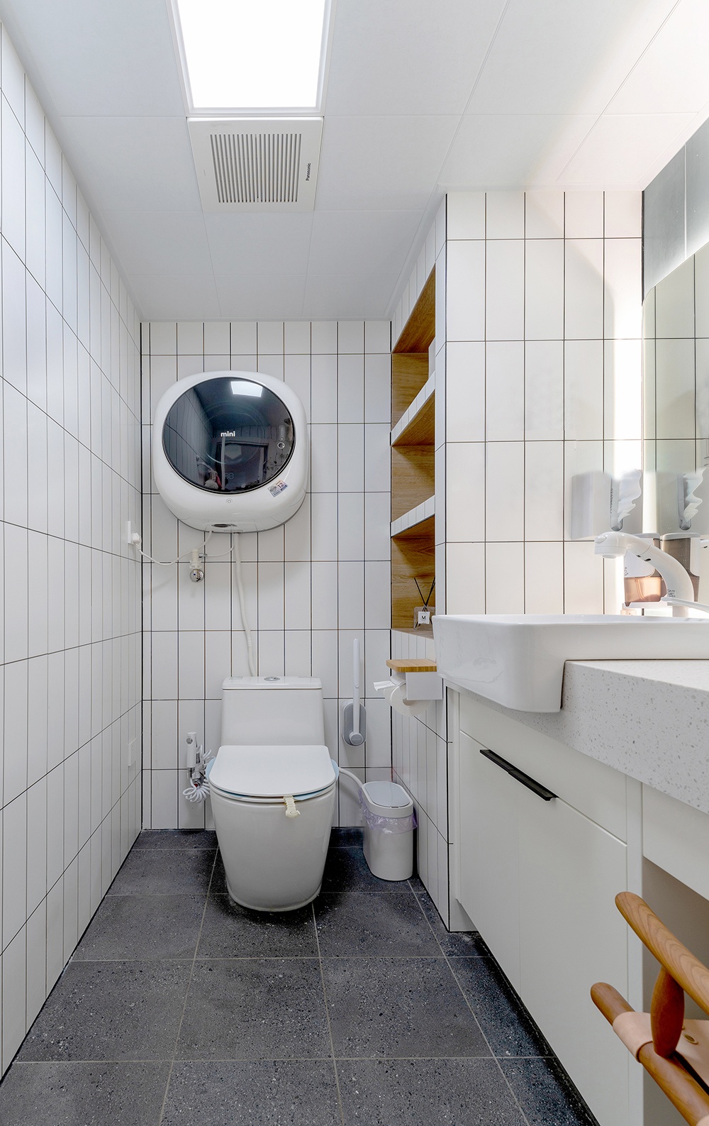 130㎡原木自然系，他家厨房里还有咖啡角，简直太香了-18