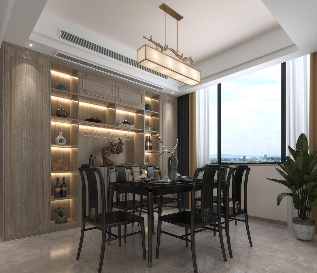 新中式书房设计-13