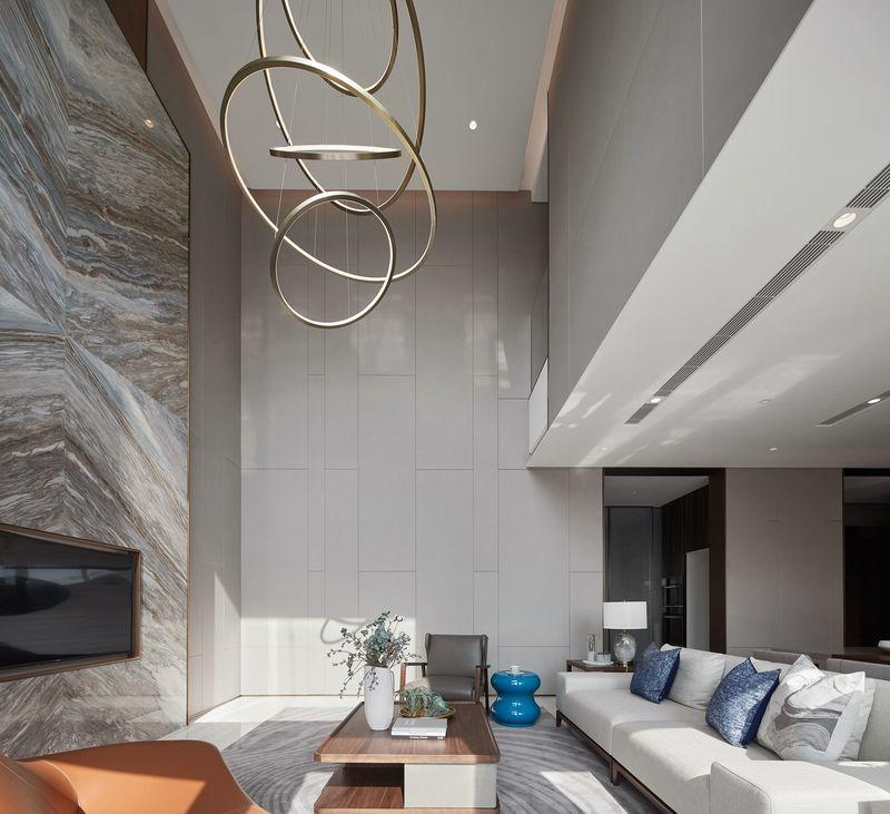 郑州永威上和郡叠层样板房——现代简约自然品味空间-14