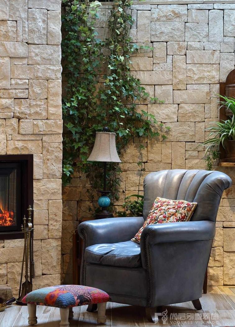 480平混搭风格别墅装修实景案例-15