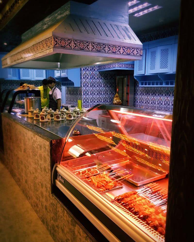 新疆乌鲁木齐万达广场巴巴汗餐饮空间设计-20