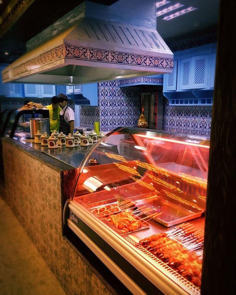 新疆乌鲁木齐万达广场巴巴汗餐饮空间设计-20