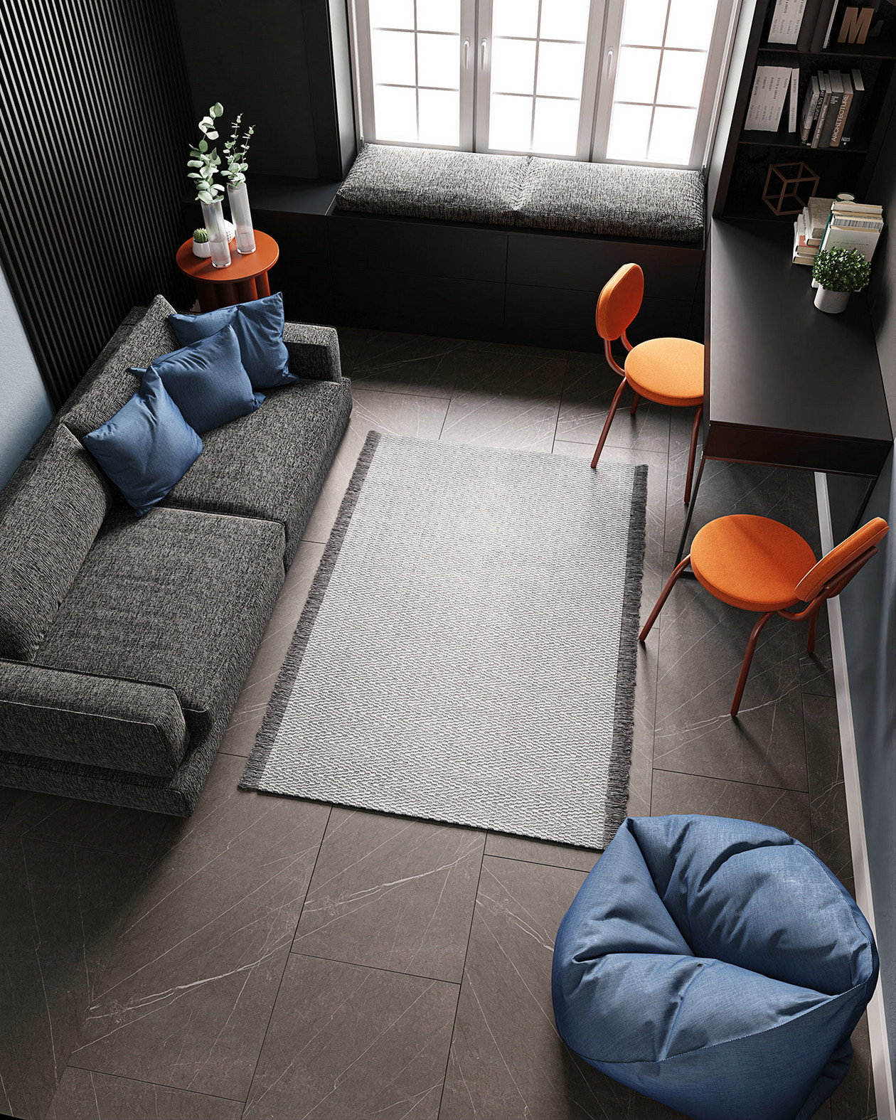 高级黑+蓝色组合设计-13