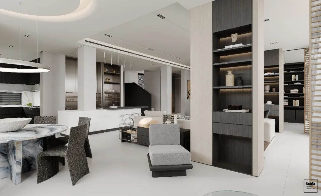 当代别墅空间设计丨本白设计-33