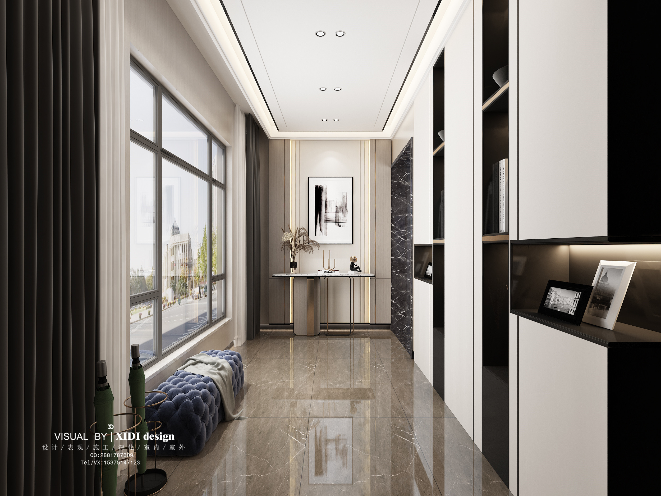 现代轻奢无主灯别墅                     -1