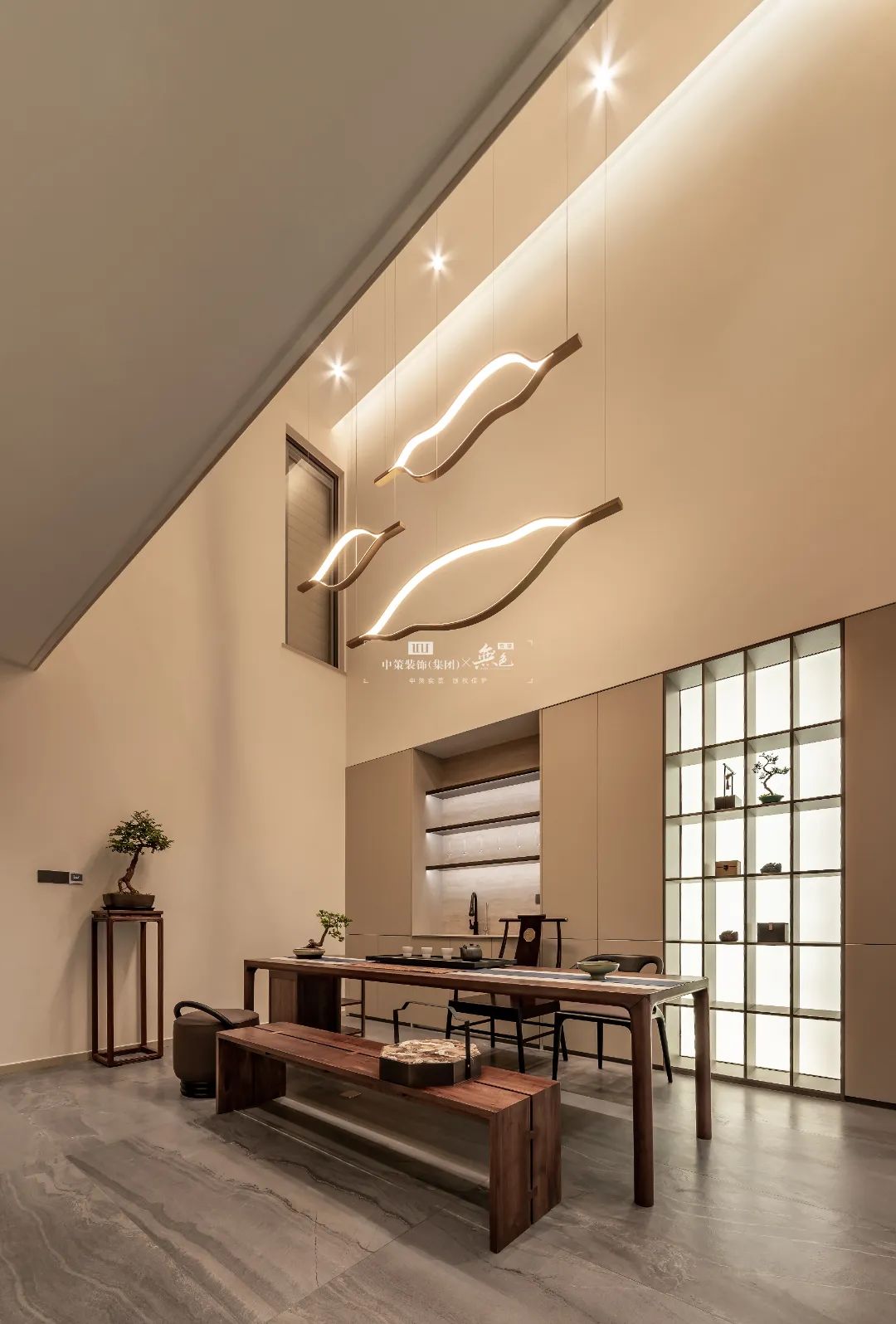 550㎡现代中式别墅丨中策装饰-38