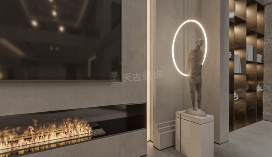 香港置地壹江郡现代轻奢别墅设计丨中国香港丨天古装饰-6