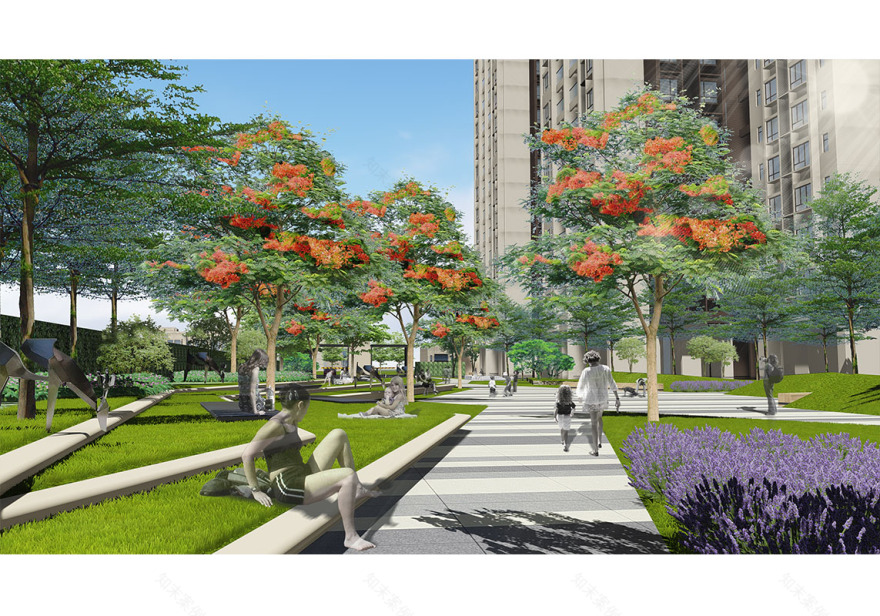 广州南沙时代长岛现代简约景观设计-10