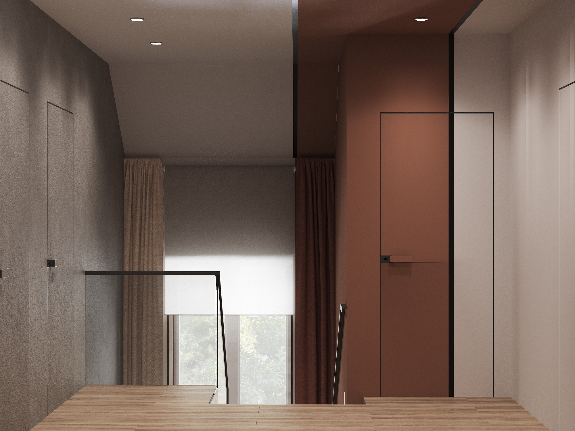 现代阁楼与民族图案-9