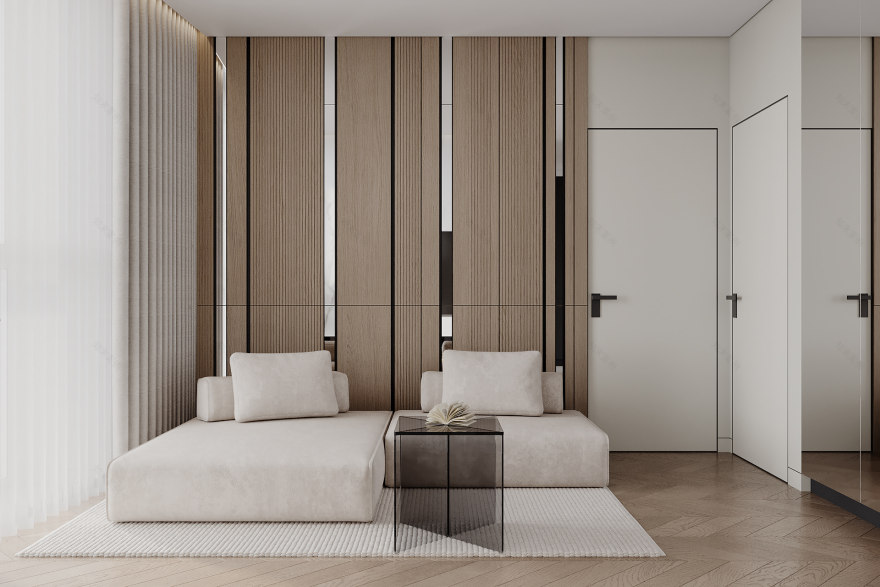 维尔纽斯,厨房与客厅区域 (注:Vilniy 可能是Vilnius维尔纽斯的拼写错误 ) 丨乌克兰-13