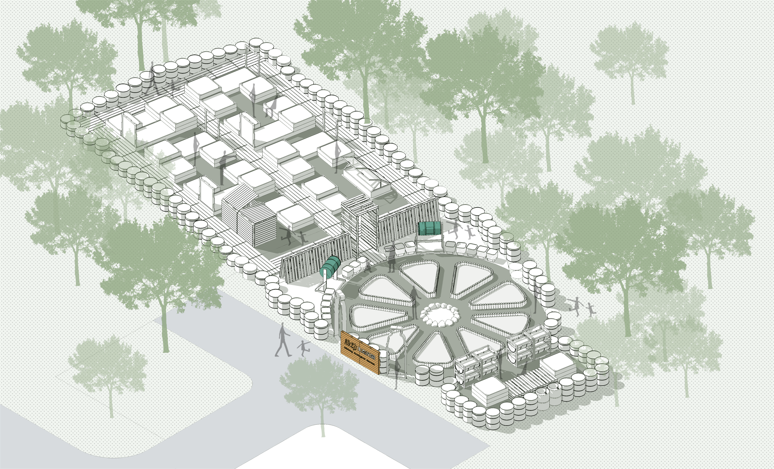 武汉脉动生态花园：一座由工厂废弃物建成的花园丨中国武汉丨盖娅朴门设计-41