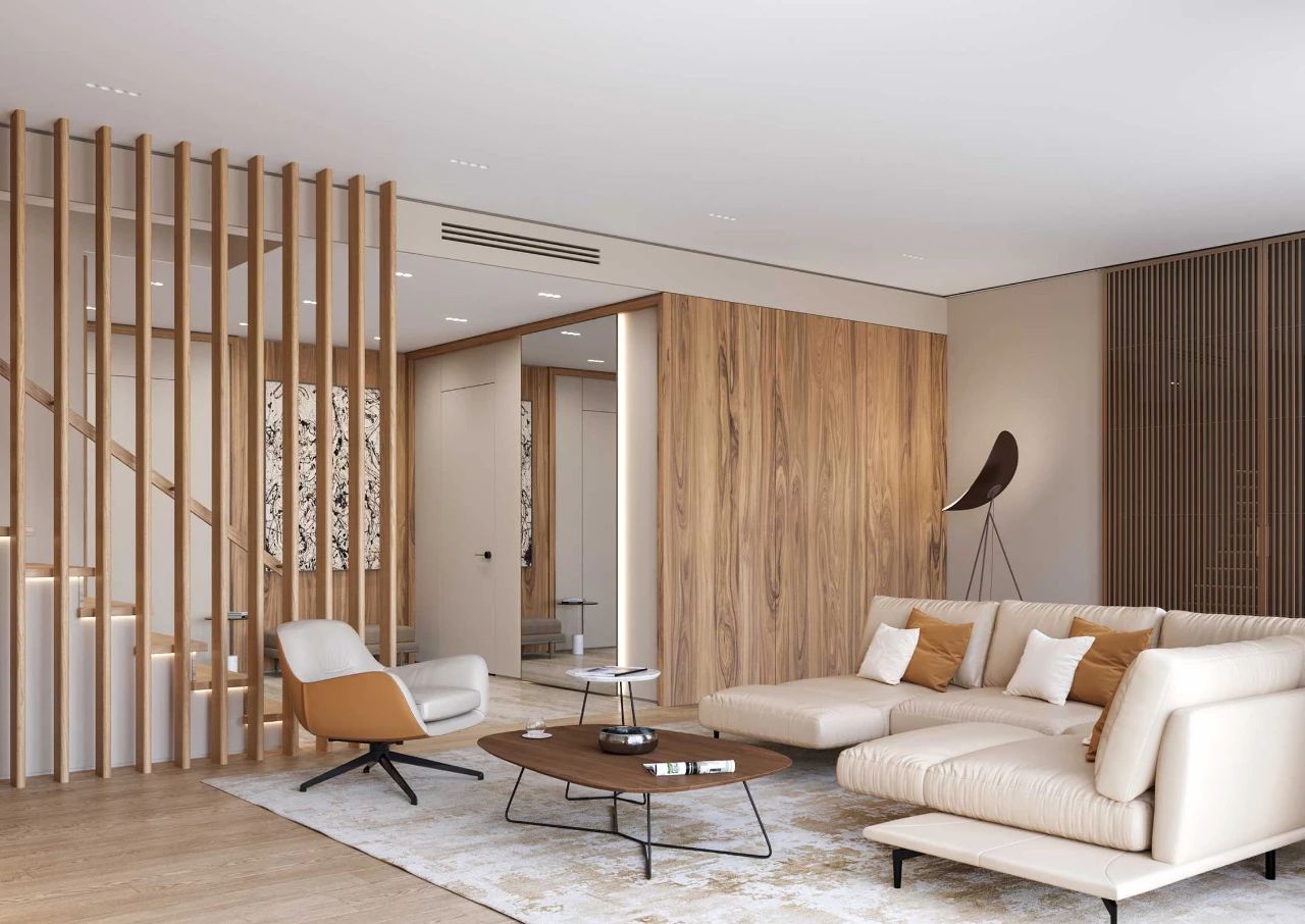 原木空间现代住宅丨Ab Architects-3