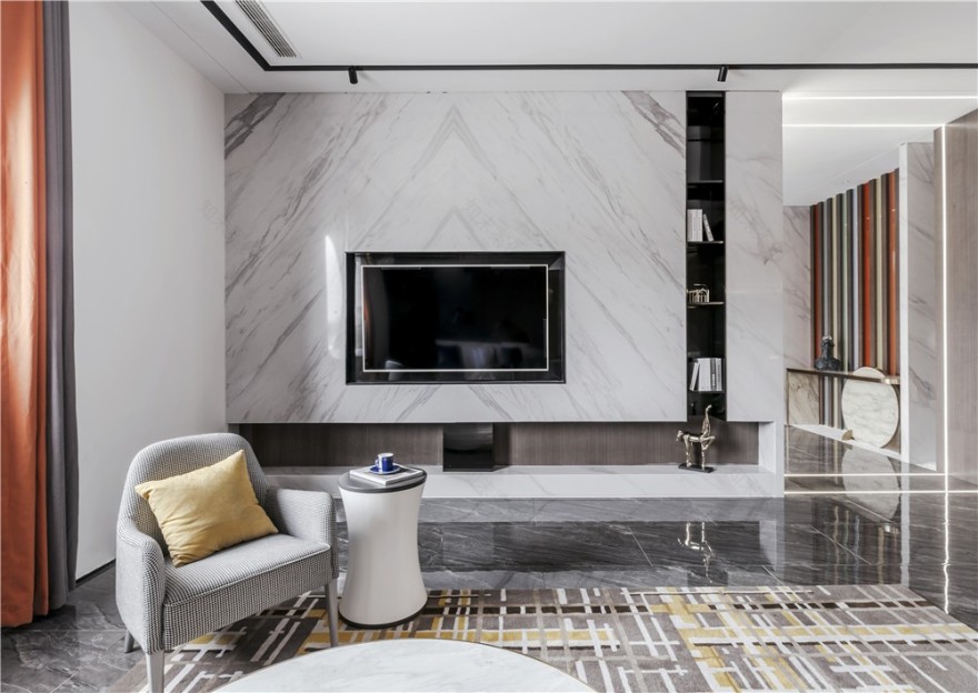 轻奢现代演绎,第五宅空间设计打造精致生活空间-17