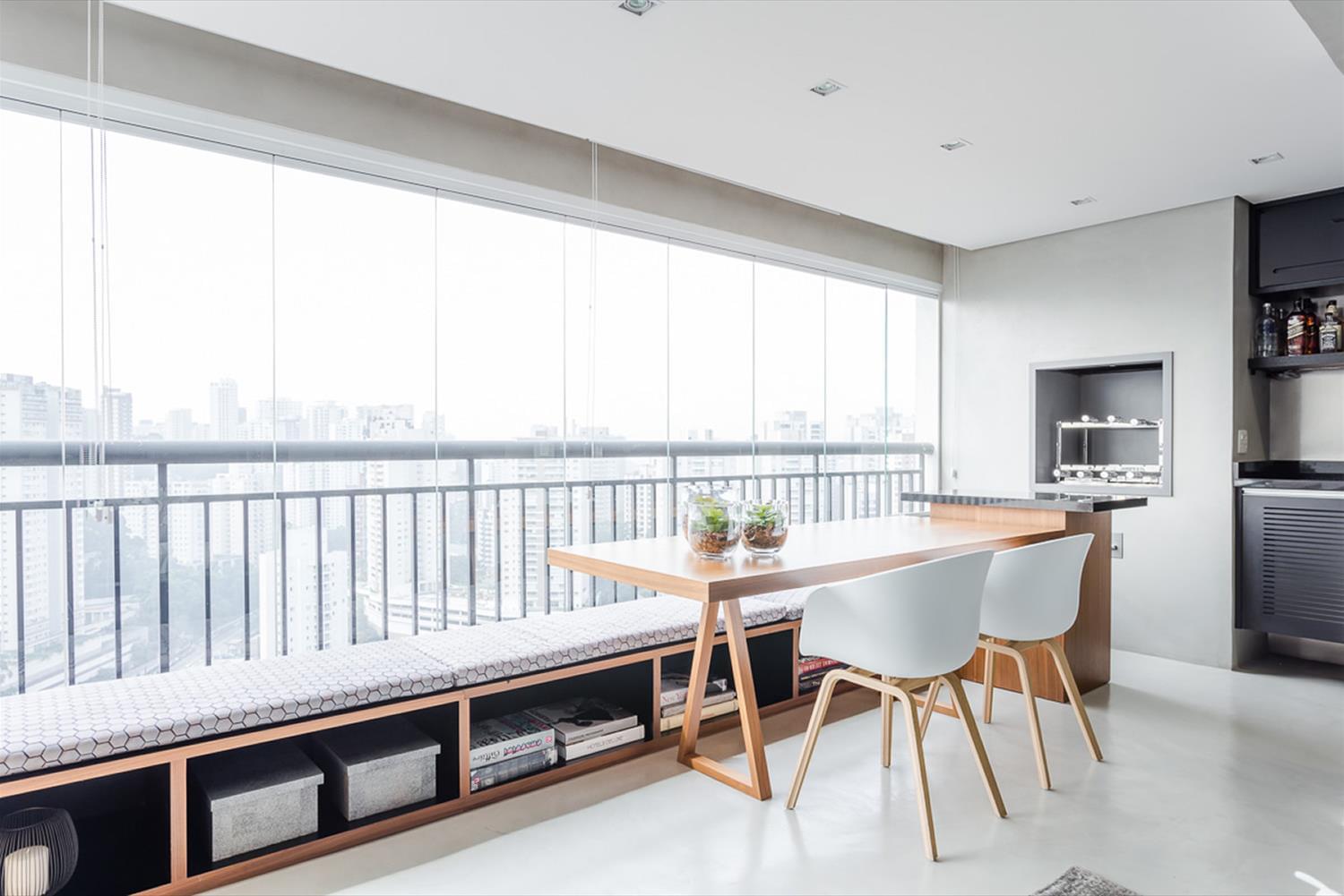 巴西 Apartamento GO · 现代简约风格的多功能公寓设计-10