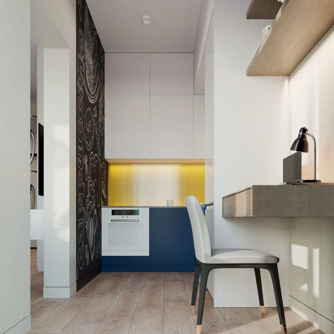 在黄与蓝的生动包围下，自行车上墙了？？？-26