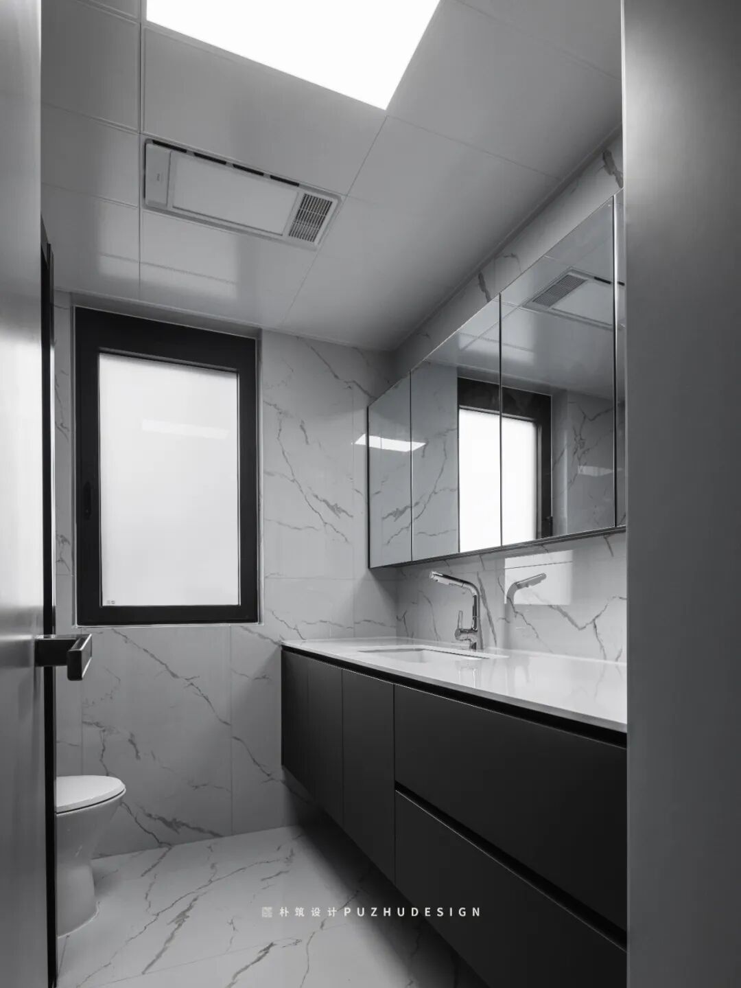 PUZHU朴筑设计|温馨奶咖色，现代奶油风-85