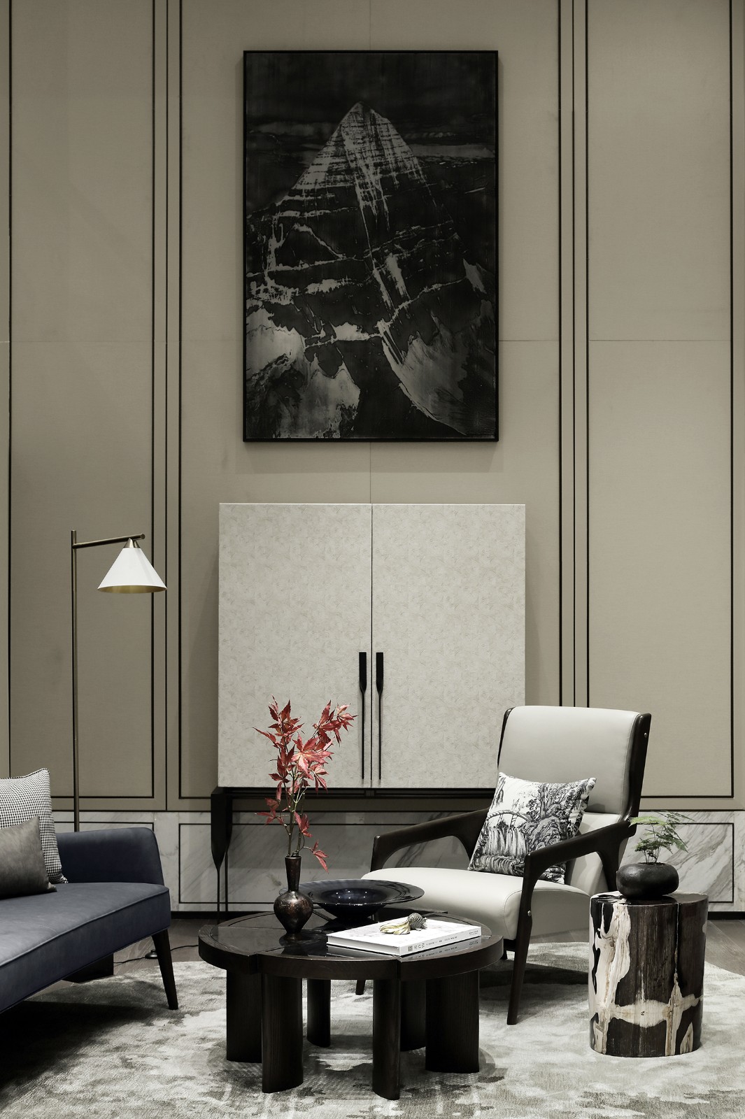 广东佛山信财置业绿岛湖项目合院别墅样板房  INNEST意巢设计-44