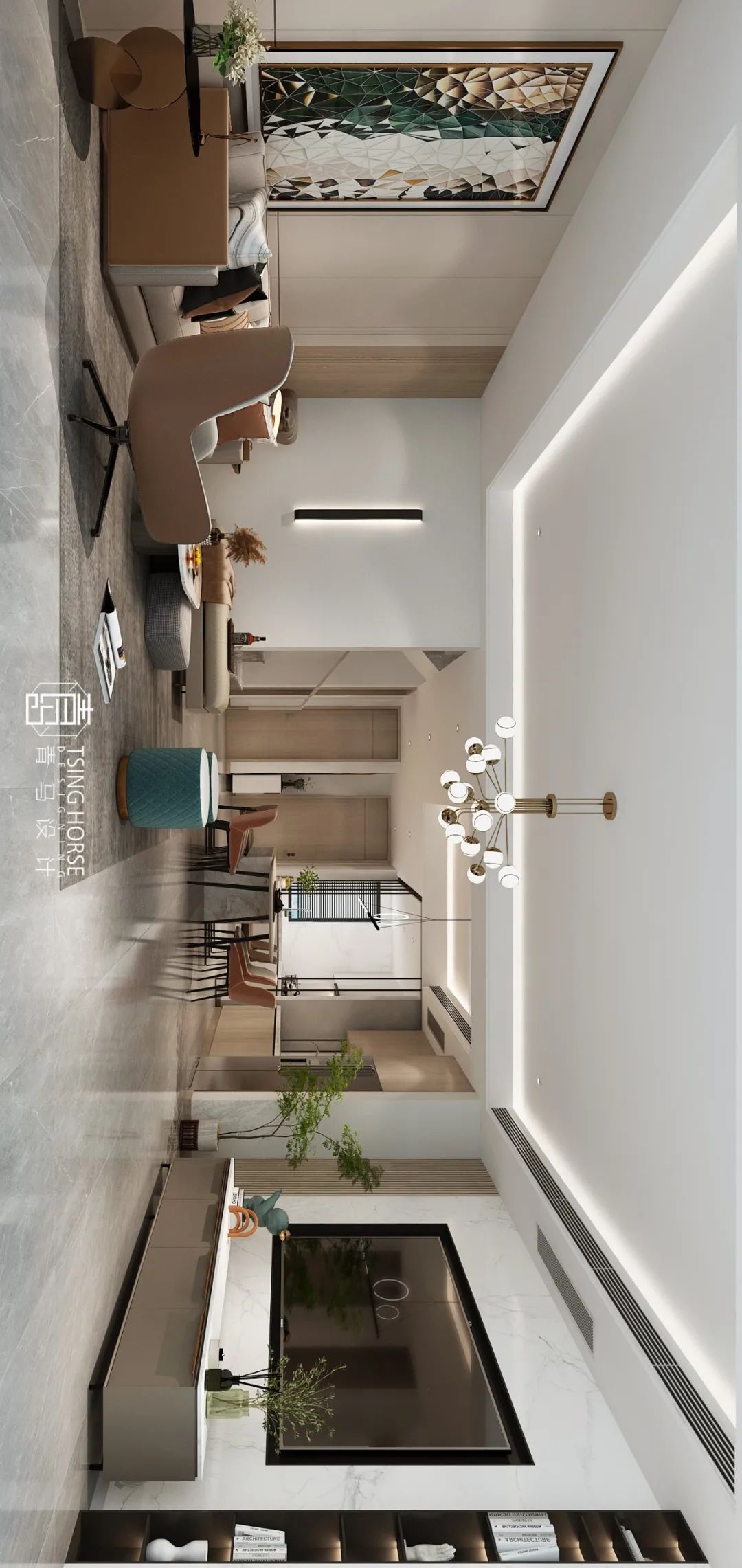 河与墅联排 | 现代风格演绎生活美学-66